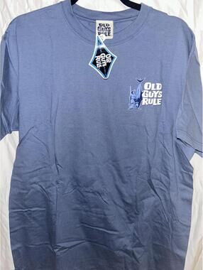 Old Guys Rule Size Matters Fishing Tee Shirt Size Large BNWT